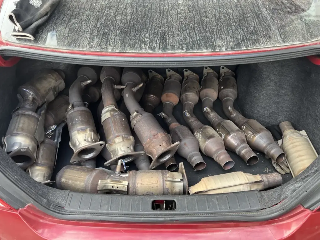 Five men were arrested and about $4.3 million worth of...
