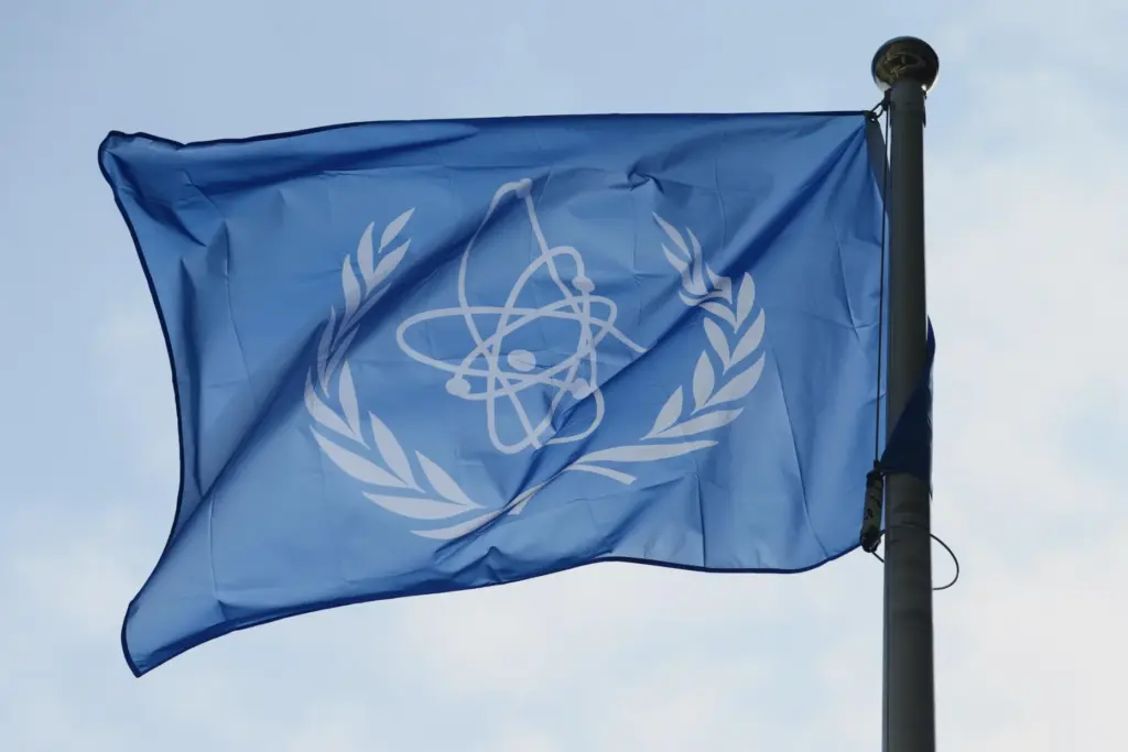 The International Atomic Energy Agency flag