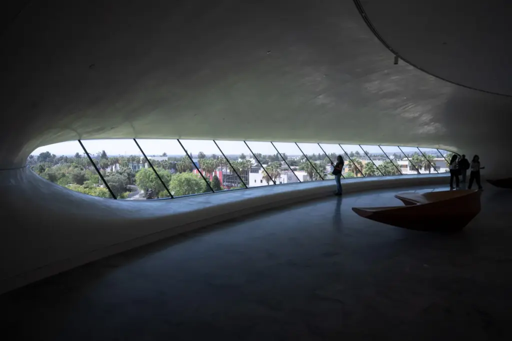 Sweeping views from the windows at the Lucas Museum of...