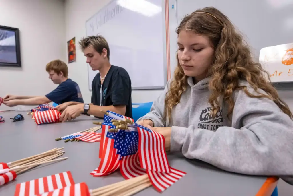 Ryann Sutter, a student in the Fire Tech program at...