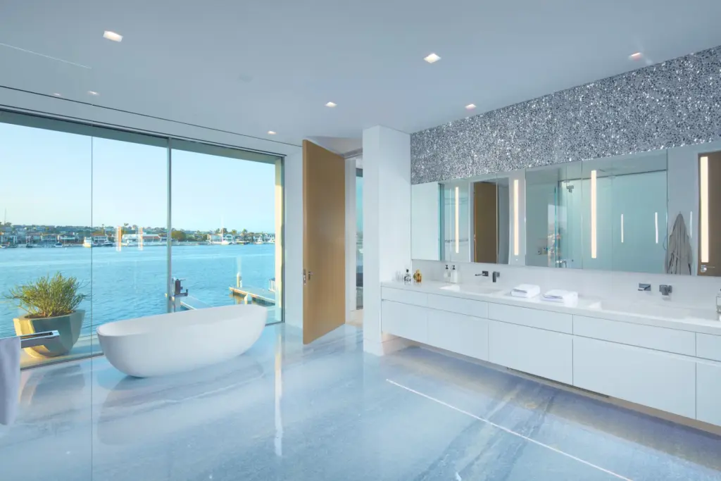The primary bathroom. (Courtesy of The Smith Group)