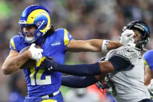 Rams WR Puka Nacua inactive for Monday’s game vs. Giants with hip injury