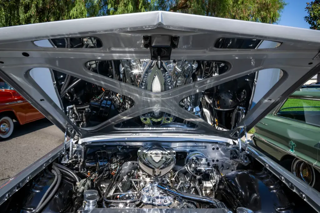 Isaac Parnassâ silver 1961 Chevy Impala is decked out with...