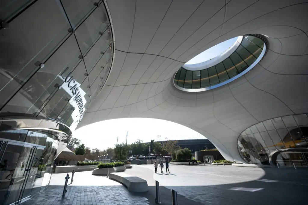 The Lucas Museum of Narrative Art, founded by George Lucas...