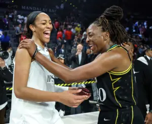 Sparks can’t slow A’ja Wilson, Aces in final road game of season