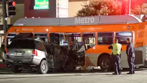 SUV driver in Chatsworth bus crash that killed 2 was intoxicated and speeding, the DA says