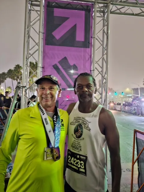 Legacy Runners Tom Frost and Ken Williams at the Long...