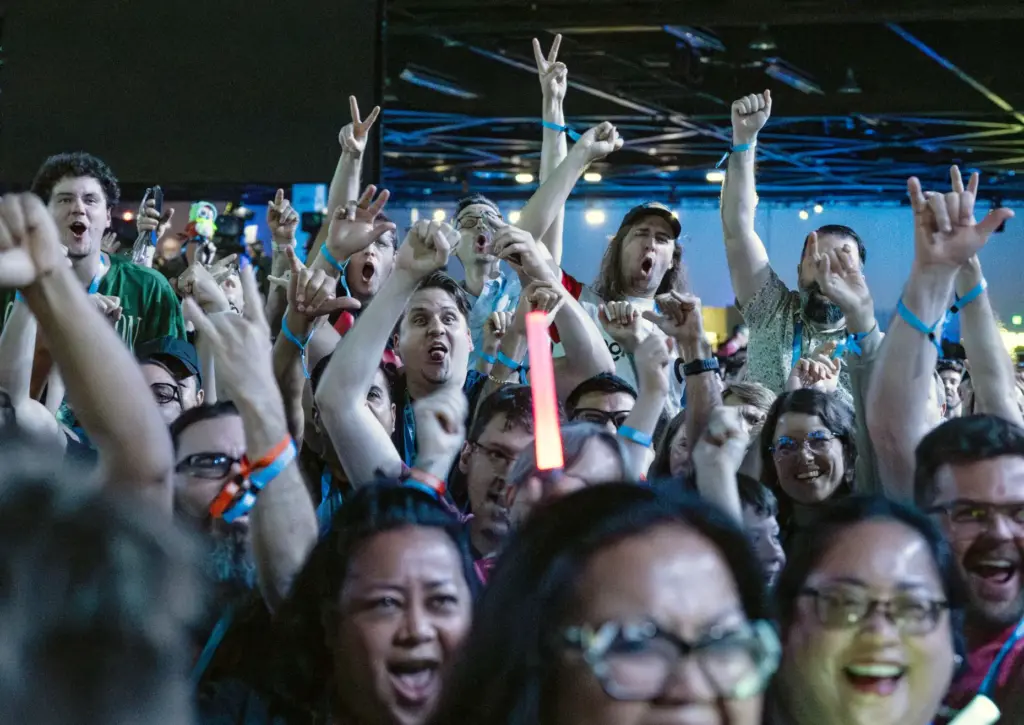 BlizzCon gaming fans are pumped and ready for fun as...