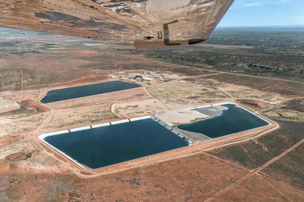 The White Mesa Millâs radioactive waste is stored in five tailings cells.