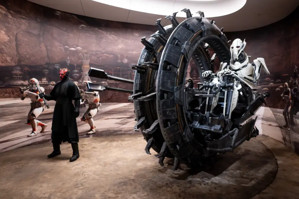 Star Wars gallery in the Lucas Museum of Narrative Art....