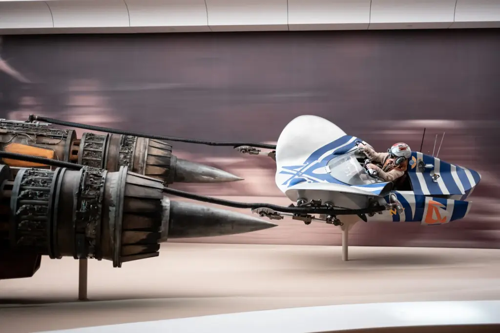 Star Wars gallery in the Lucas Museum of Narrative Art....