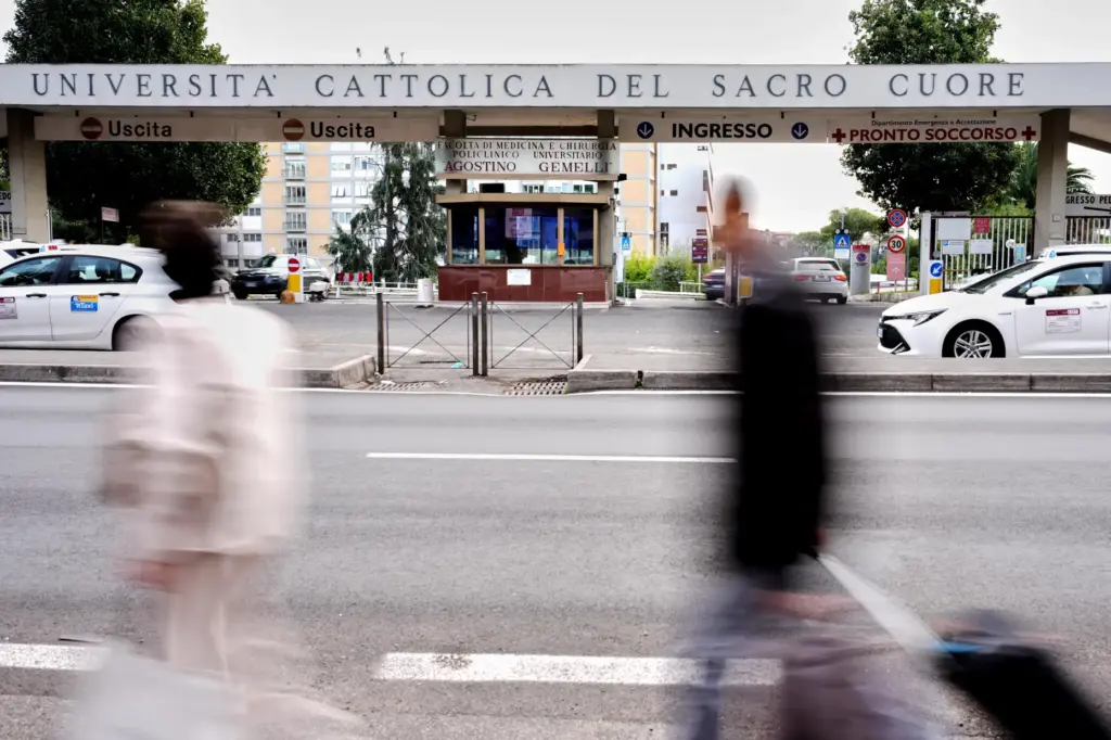 The Agostino Gemelli Polyclinic where Pope Leo XIV will undergo lung surgery.