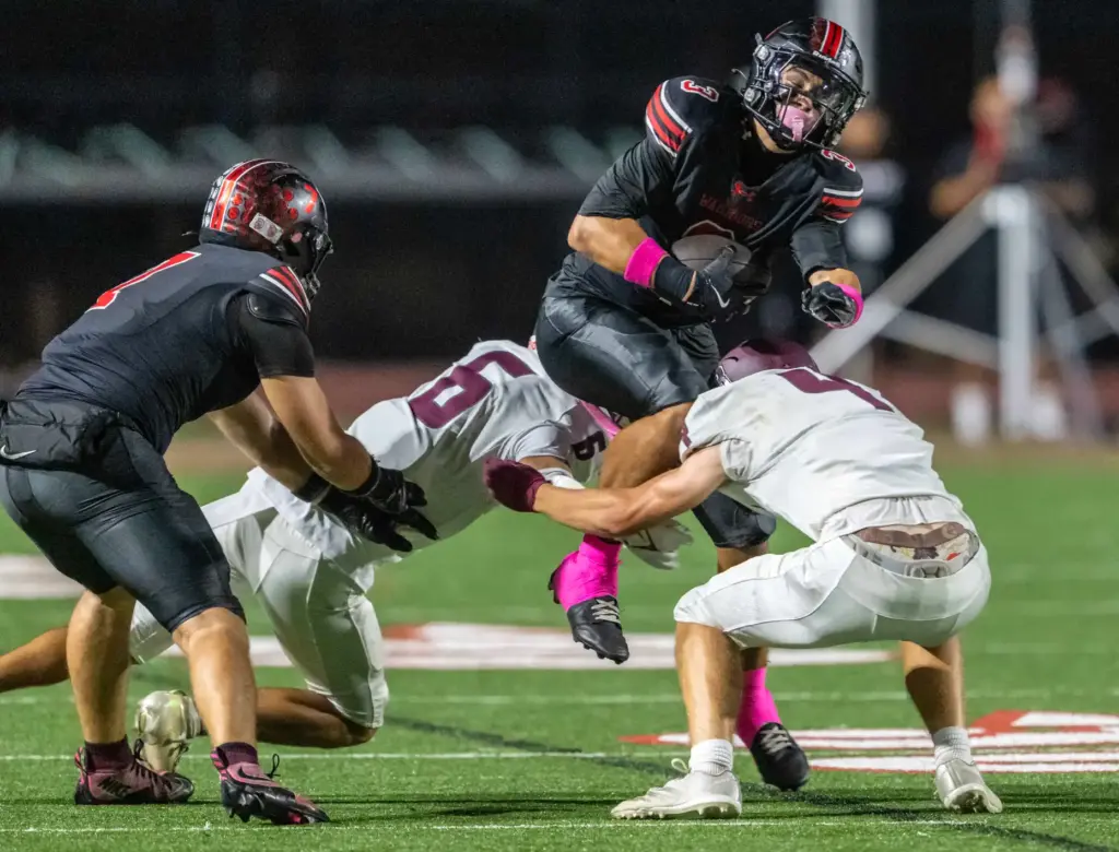 Troy wide receiver Andrew Green (3) carries the ball during...