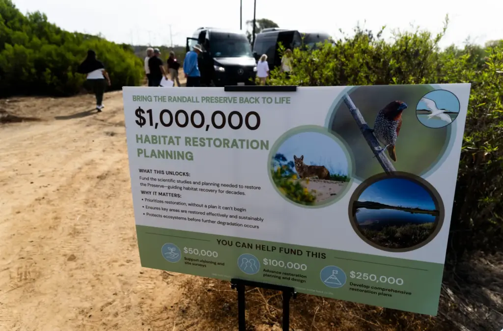Planners are raising funds to develop the 387-acre Randall Preserve...