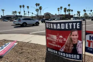 Arizona congressional candidate says she was sexually assaulted when repairing campaign signs