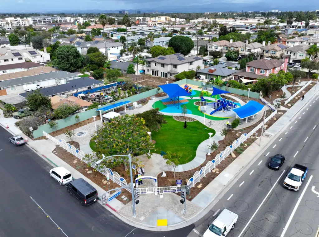 The improved Ketchum-Libolt Park in Costa Mesa, CA, on Monday,...