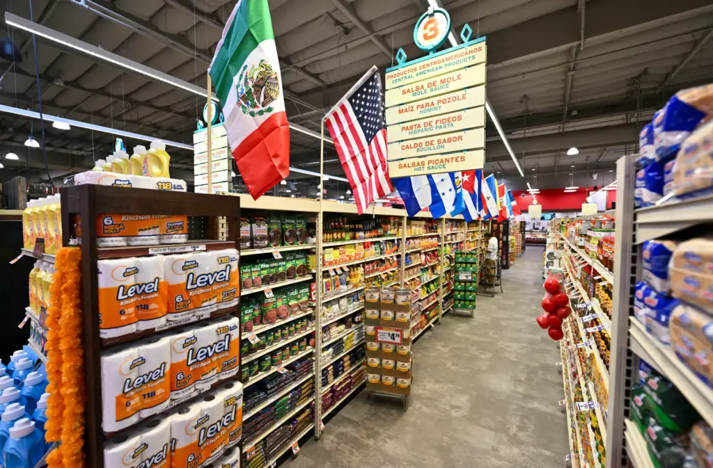 Opening day of Mercado GonzÃ¡lez Northgate Market in La Habra...