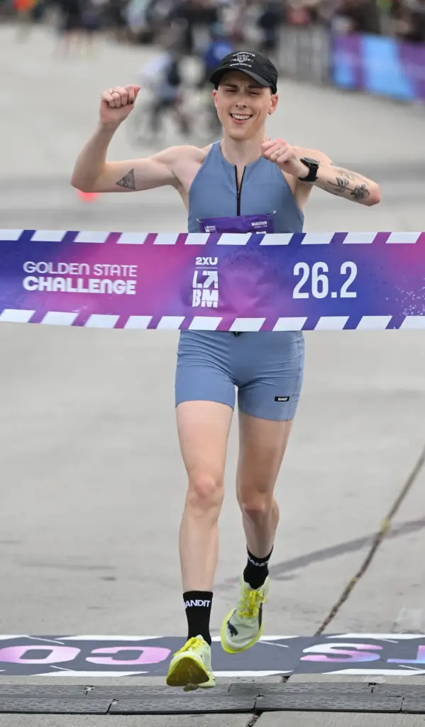 Jules Madzia is the first female finisher of the 2026...