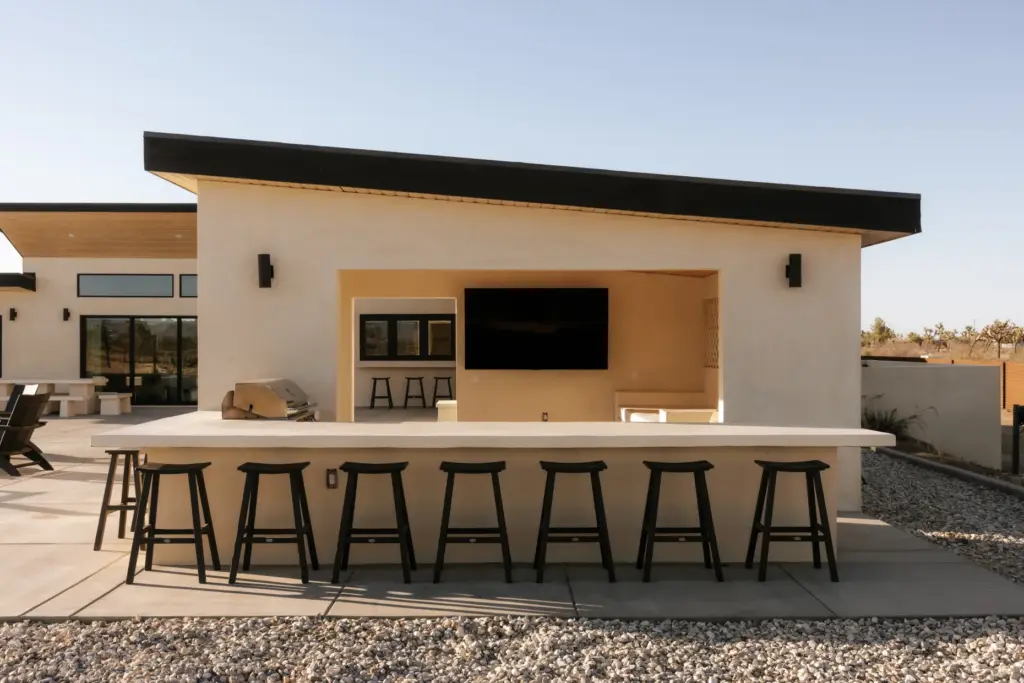The barbecue pavilion. (Photo by Cristian Cruzio)