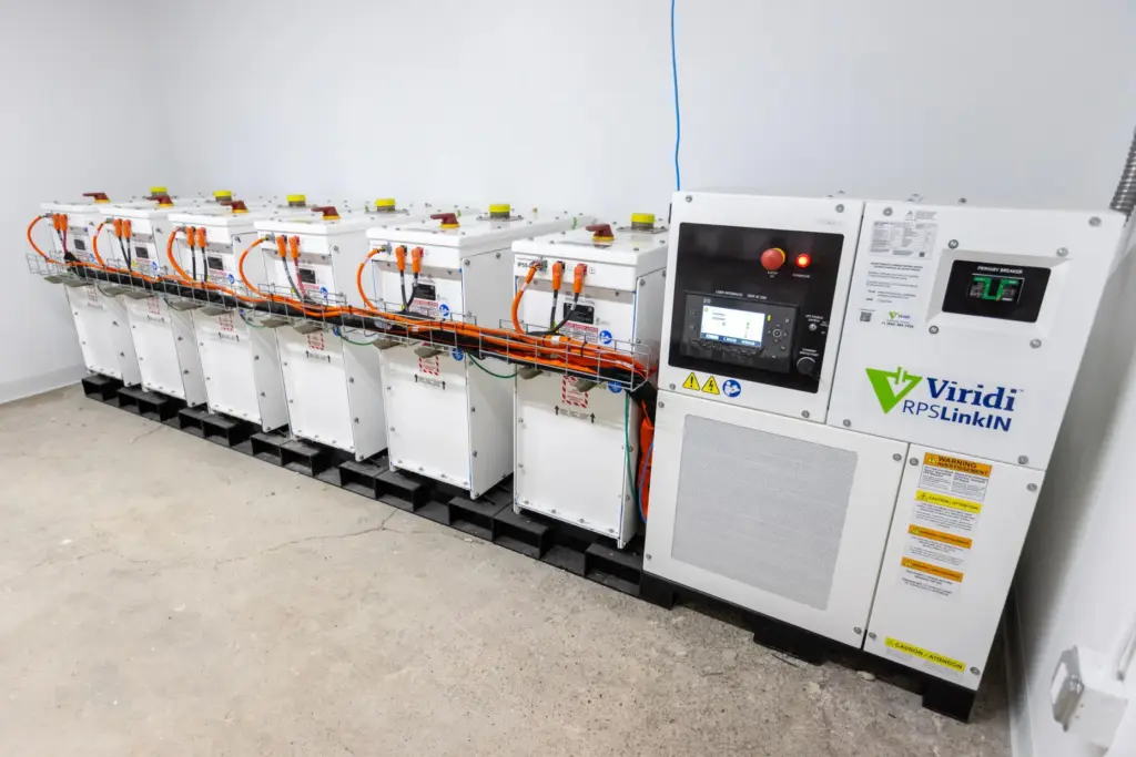 Viridi’s lithium-ion battery energy storage system is installed in Peace...