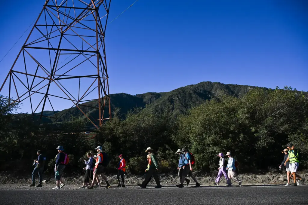 Clergy and others continue their one-week, 96-mile pilgrimage calling for...