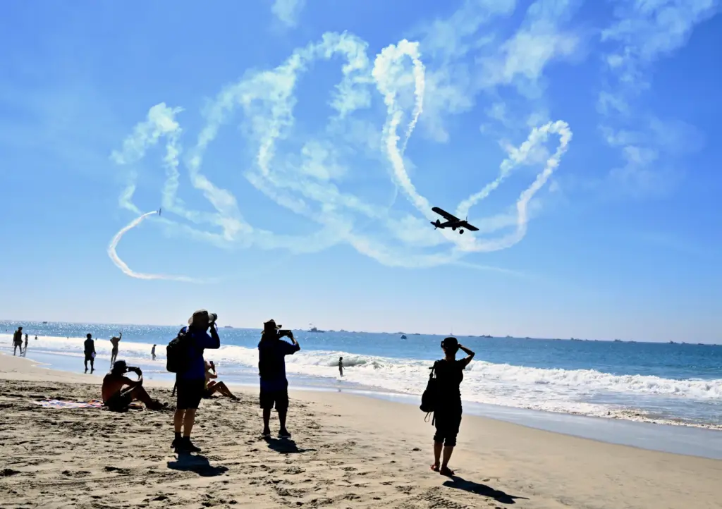 The 10th annual Pacific AIrshow takes flight over Huntington Beach...