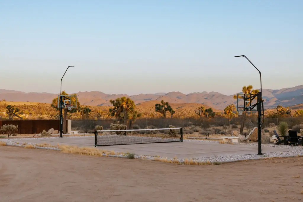 The basketball, tennis and pickleball court. (Photo by Cristian Cruzio)