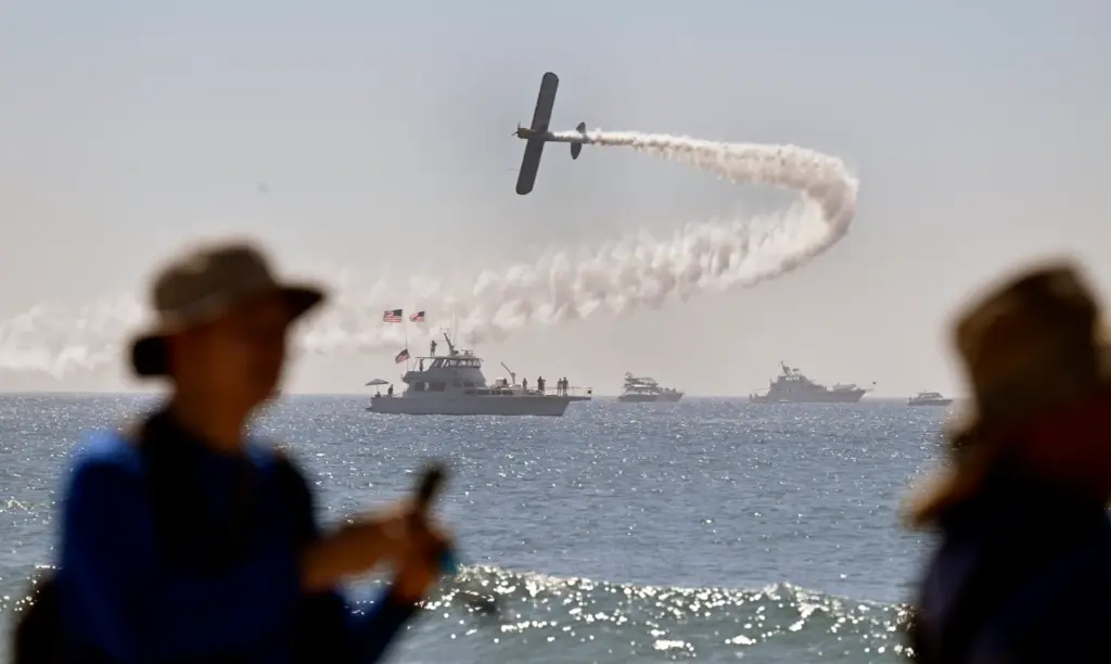 The 10th annual Pacific AIrshow takes flight over Huntington Beach...