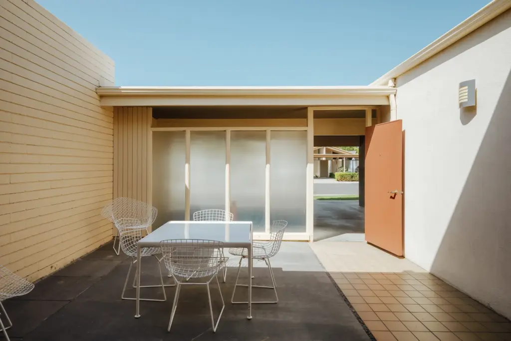 The entry courtyard. (Photo by Sterling Reed Photography)