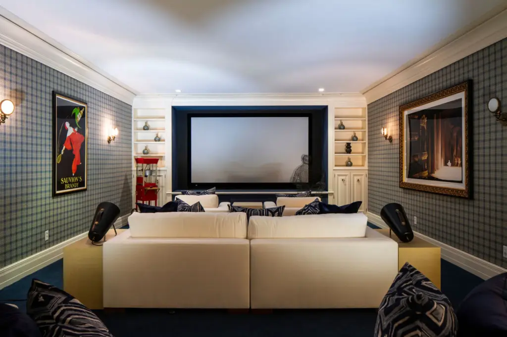 The screening room. (Photo by Gavin Cater)