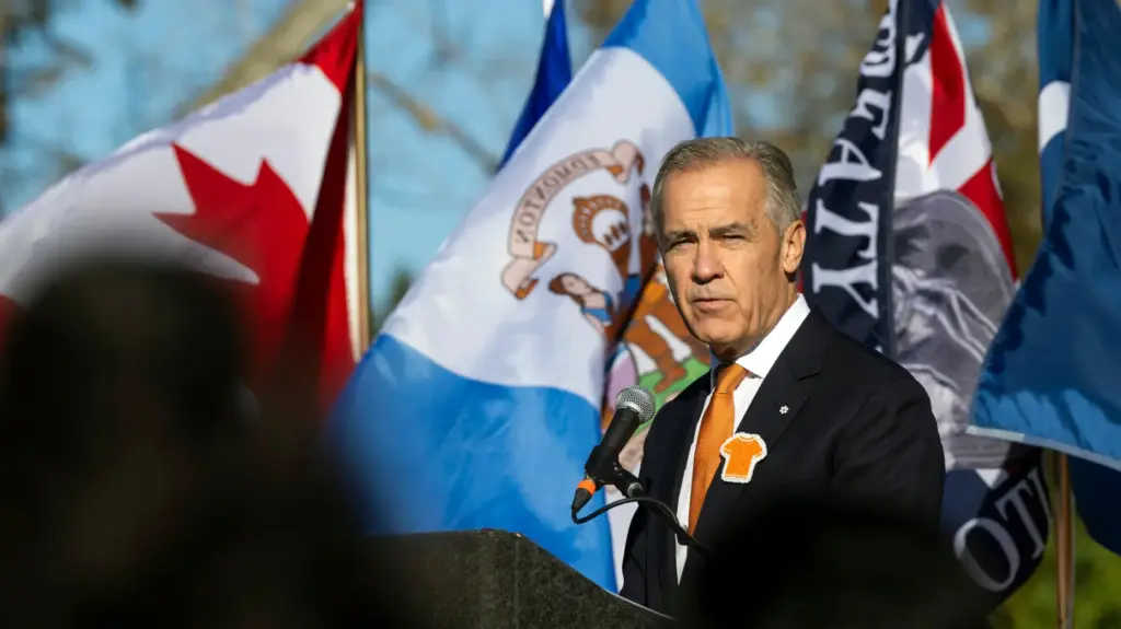 Canada Prime Minister Mark Carney attends the National Day for...