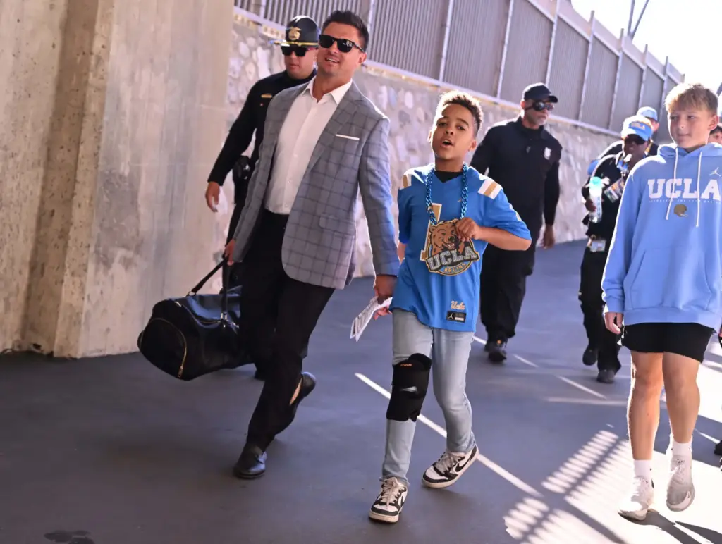 Jackson Berner, 12 years old, a patient at UCLA Mattel...