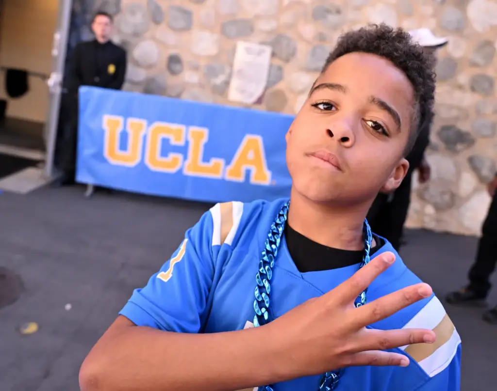 Jackson Berner, 12 years old, a patient at UCLA Mattel...
