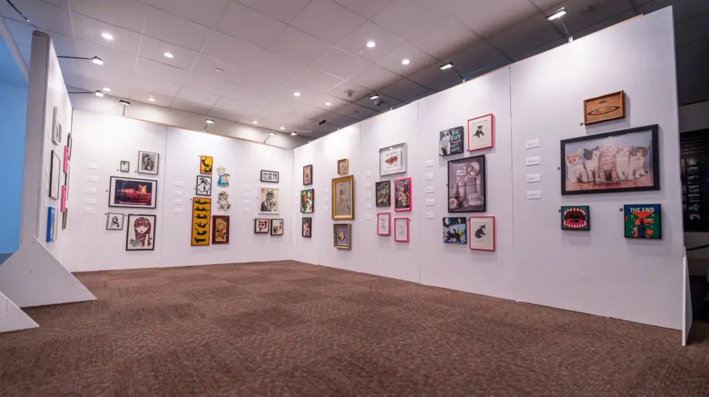 Sid Krofftâs work is on display during CatCon at the...