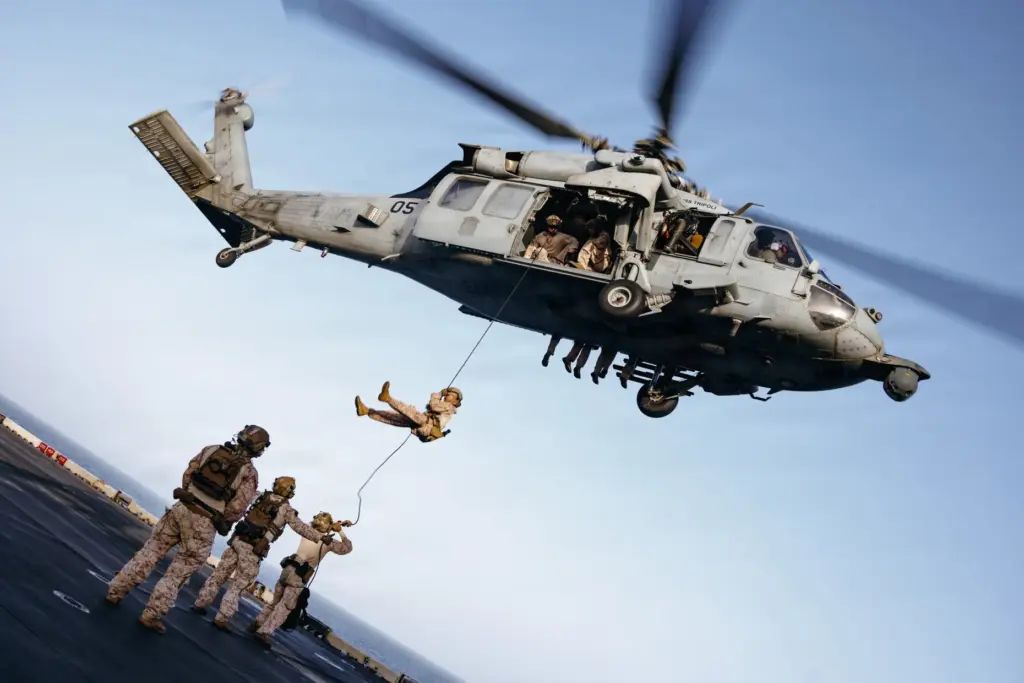U.S. Marines and Sailors with Maritime Raid Force, 31st Marine...