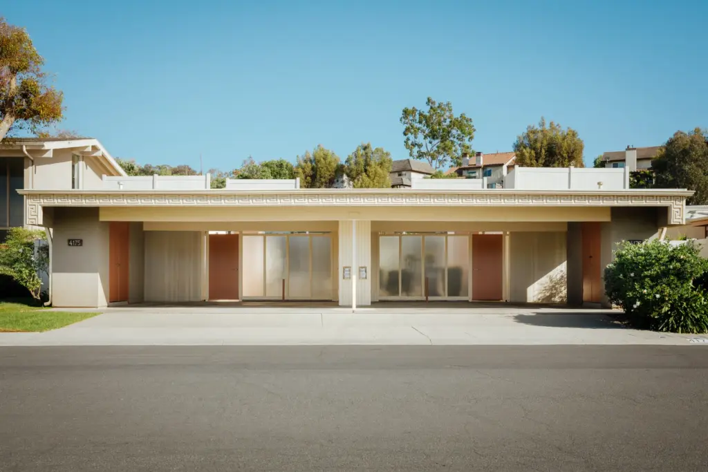 The exterior of the garden duplex today. (Photo by Sterling...