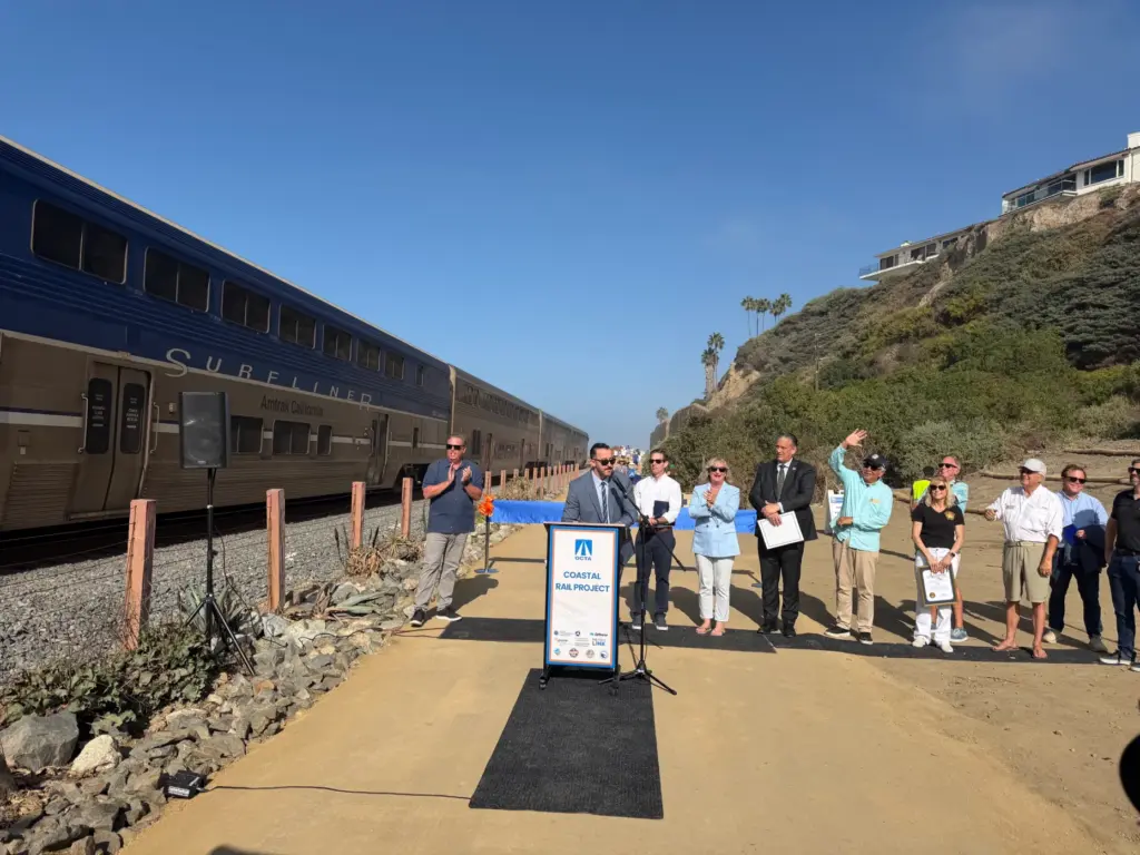 The San Clemente beach trail is now fully open, with...