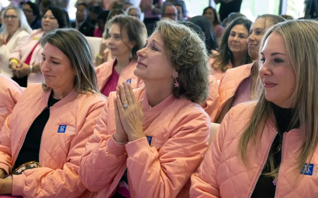 Tammy McInerney, center, of Foothill Ranch, who has been cancer-free...
