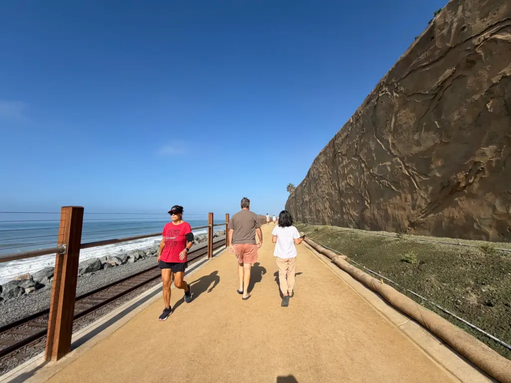 The San Clemente beach trail is now fully open, with...