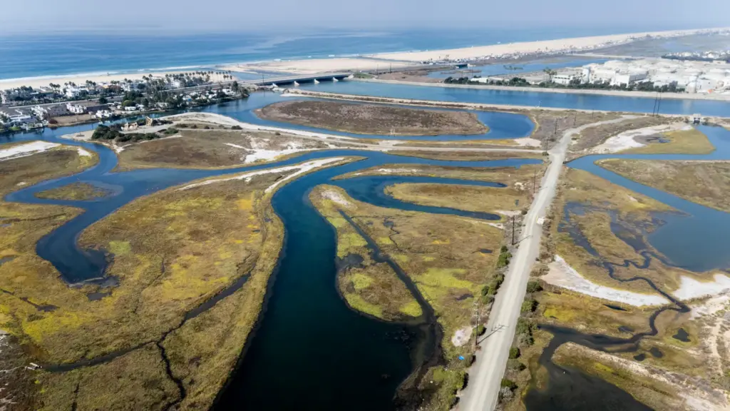 The edge of the 387-acre Randall Preserve, bottom right, is...