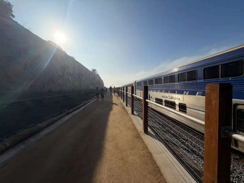 The San Clemente beach trail is now fully open, with...