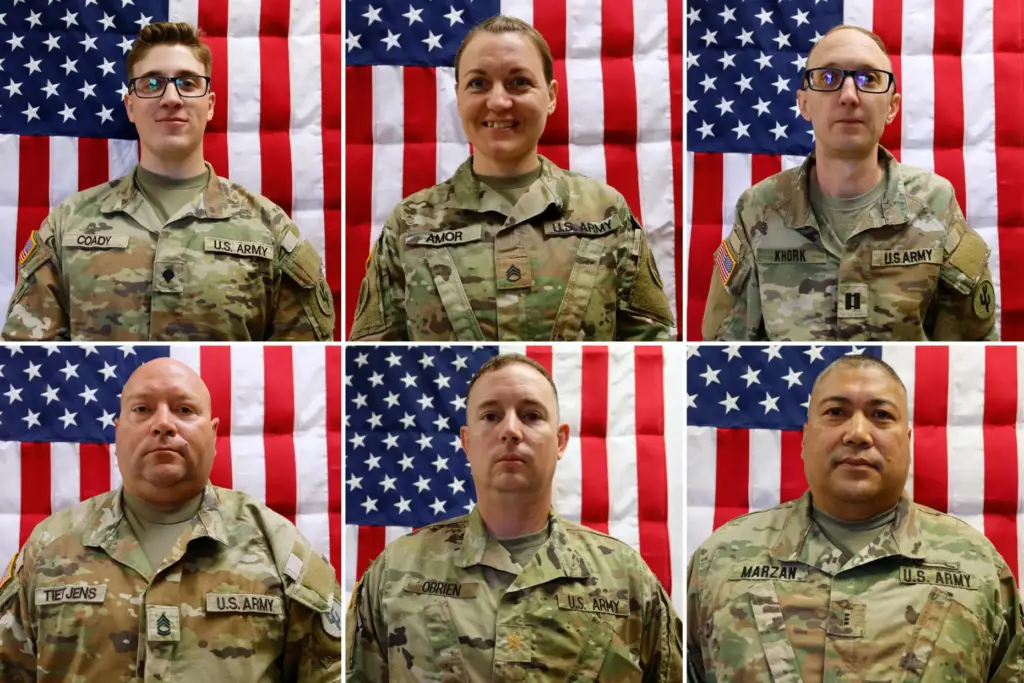 This combination of photos released by the U.S. Army taken...