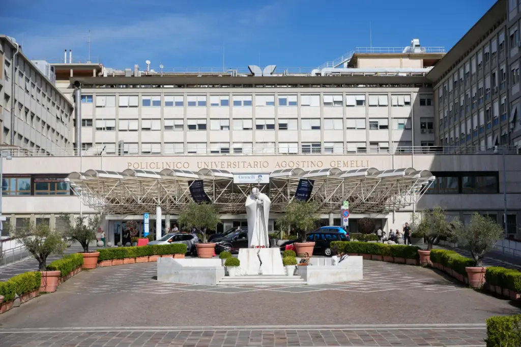 The Agostino Gemelli Polyclinic where Pope Leo XIV will undergo lung surgery.