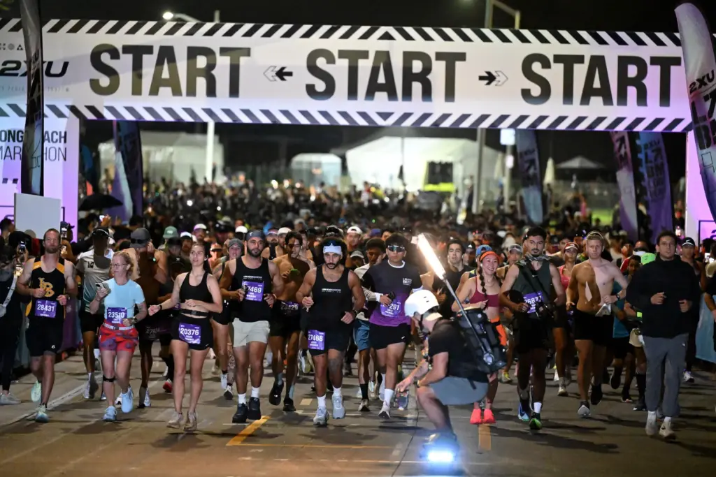 A sold-out field of runners participates in the 2026 2XU...