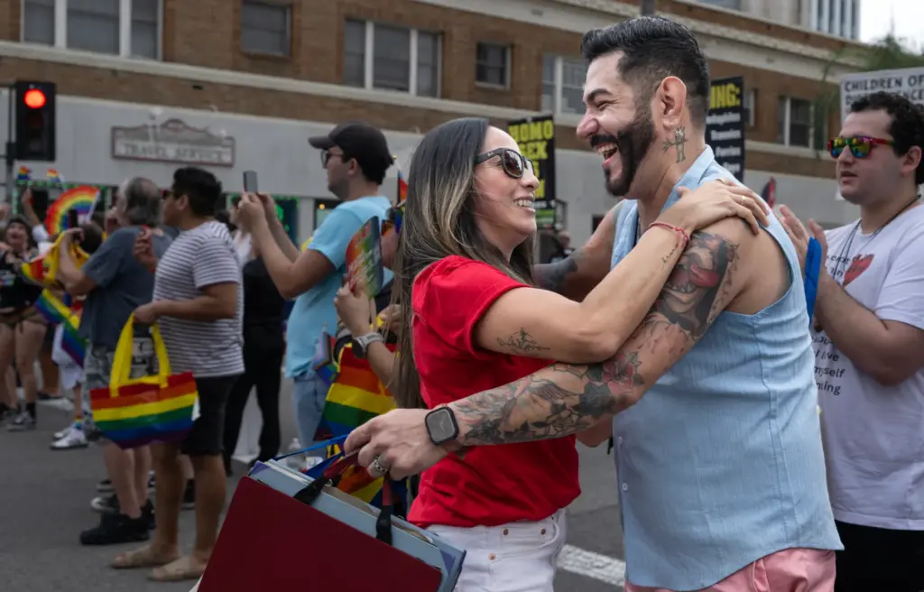 Jessica Quintero with the Glory Center, an LGBTQ inclusive church,...