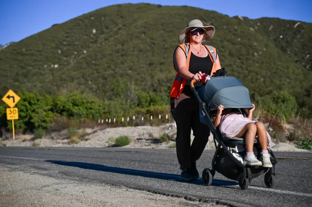 Joette Orman pushes her daughter Sage Orman on Friday, Oct....