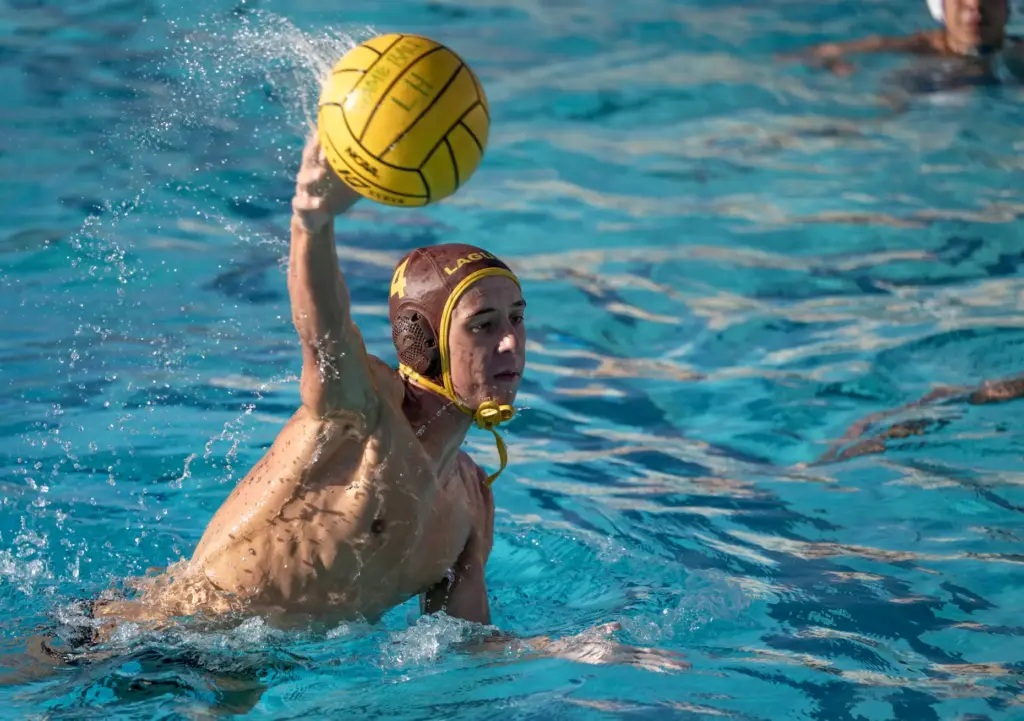 Laguna Hillsâ Tai Mahoney shoots and scores on a penalty...