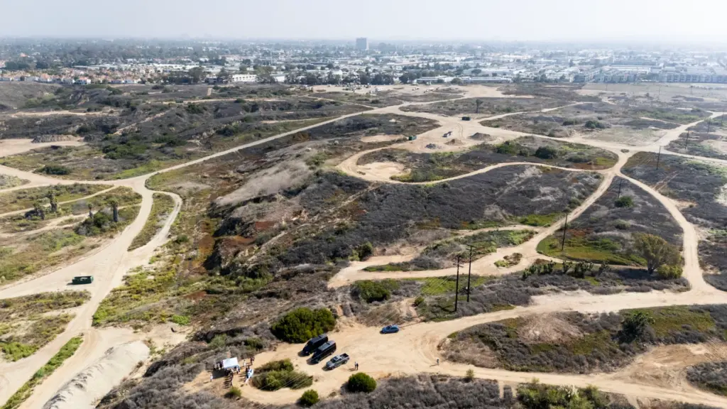 The view inland of the 387-acre Randall Preserve in Costa...