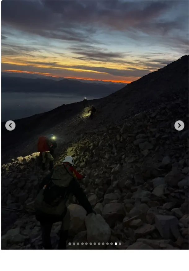 A climber became stranded for two nights on the coldest...
