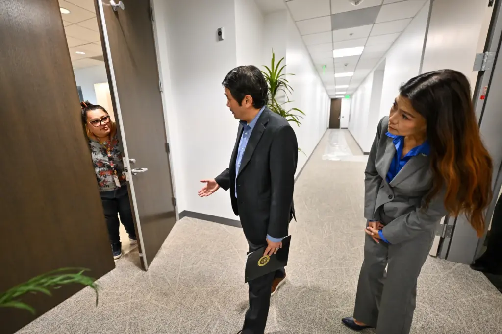 Irvine councilwomen Melinda Liu and Congressman Dave Min are denied...